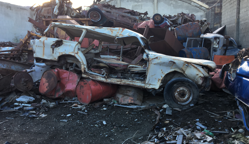 Illustration for article titled This Is The Southernmost Junkyard In The World
